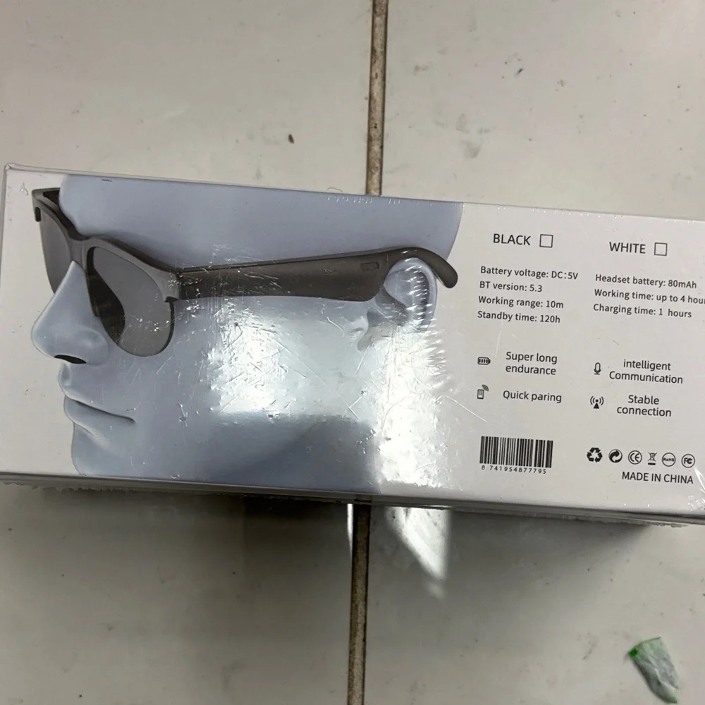 Wireless Audio Glasses - Black